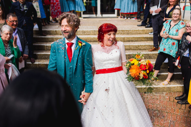 Angela & Matt’s wedding at The Party Field in Lewes, East Sussex