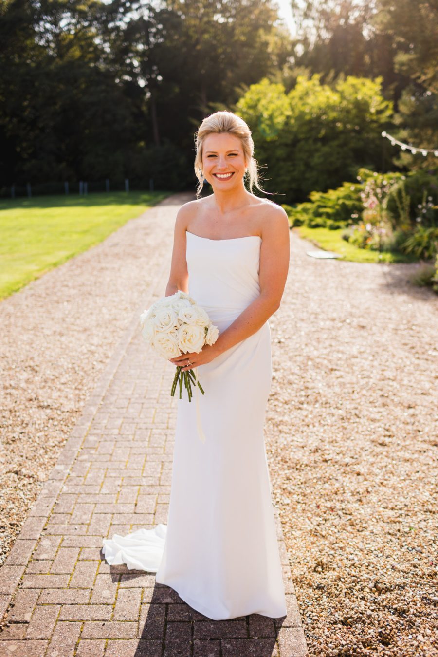 Backlit Bridal Portrait