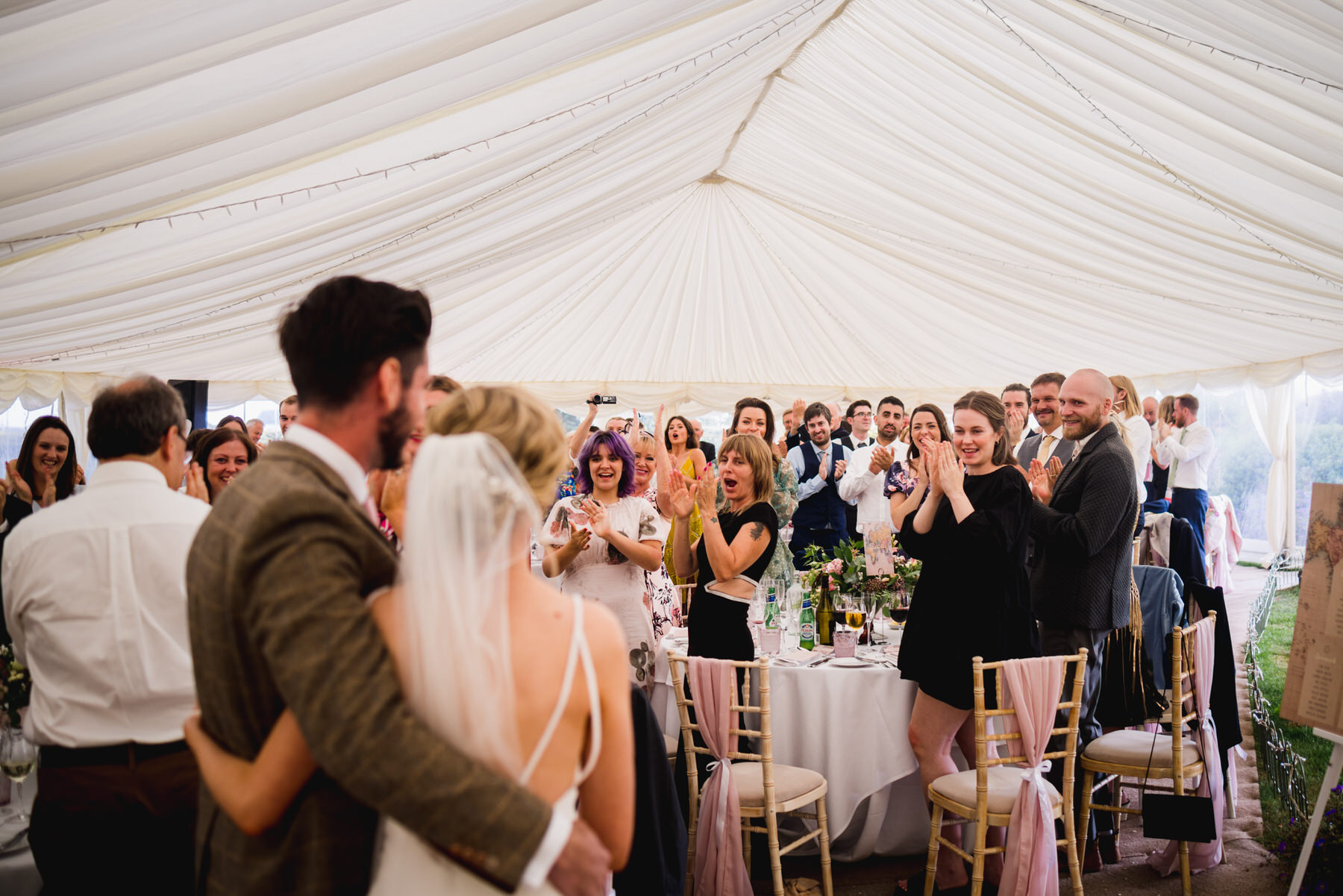 Katie & Alex’s Sussex Marquee Wedding